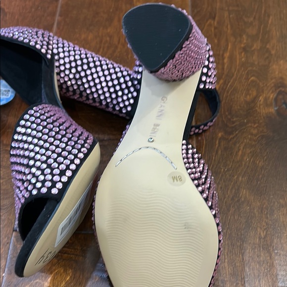 Gianni Bini Pink Rhinestone Heels - Picture 4 of 4